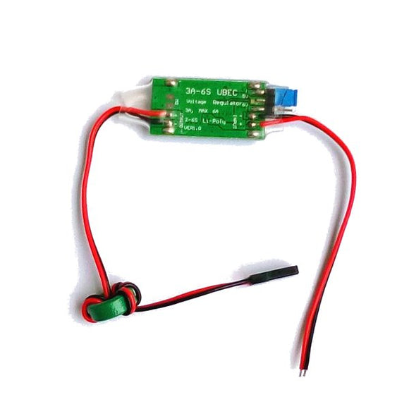 5V 3A UBEC Support 2-6S Lipo Battery Fully Shielded Anti-interference Voltage Stabilizer