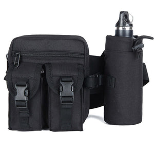 Mens Sports Outdooors Pocket Multifunctional Water Bottle Travel Bag