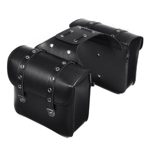 Motorcycle PU Leather Side Saddlebags Storage For Harley Sportster XL883/1200