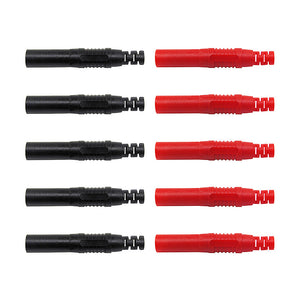 10pcs P3013 4mm Shrouded Safety Banana Plug Solder In line DIY Assembly Test Leads Connectors