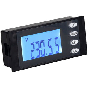 PZEM-002 AC80-260V Digital LCD Current Voltage Watt KWH Time Panel Energy Meter Ammeter Voltmeter