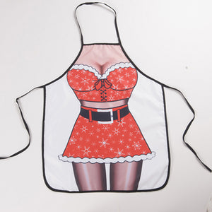 Household kitchen Cooking Sleeveless Funny Christmas Girl Sexy Apron Kitchen Gadget