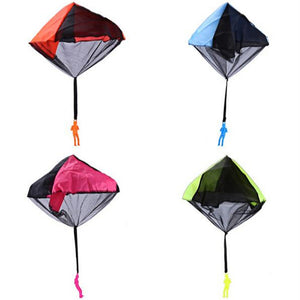 Kids Hand Throwing Parachute Toys Outdoor Funny Game Tangle Free Parachute Toy