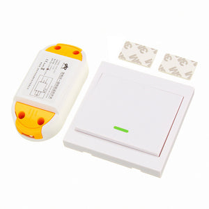 AK-GK03A 1 Channel Remote Control Switch Learning Lode Wireless Receiver + Control Panel AC 85-250V