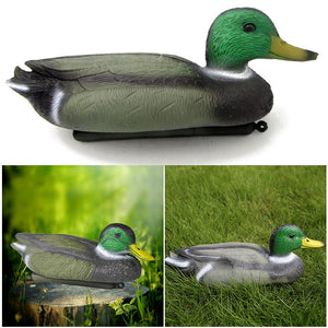 1Pcs PE Lifelike Swimming Duck Bunting Hunting Decoy Outdoor Training Shooting Target Animal Archery Target