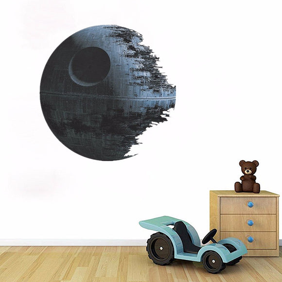 45cm Removable Death Star Wars Wall Stickers Art Vinyl Decal Kids Bedroom Home Wall Decoration