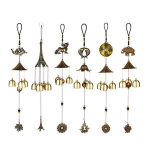 Wind Chimes Bells Lucky Fish Elephant Garden Outdoor Windows Hanging OrnamentDecorations