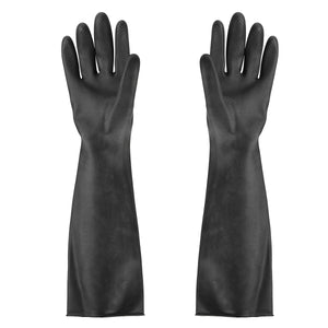 23.5 Inch Rubber Work Gloves Long Protective Industry Anti Chemical Acid Alkali