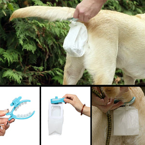 Pet Dog Outdoor Pooper Scoopers Clip Pet Outdoor Travel Waterproof Toilet Dog Portable Toilet