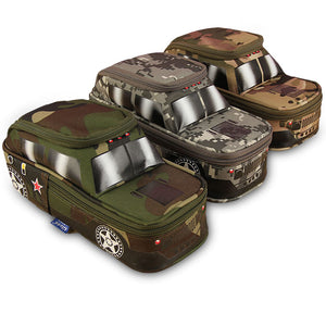 Creative Camouflage Jeep Bag Off-Road Car Tank Pen Bag Box with Coded Combinat For Kids