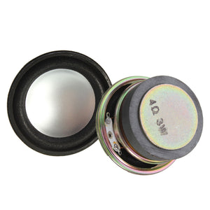 2pcs 1.5inch 4Ohm 3W Full Range Audio Speaker Stereo Loudspeaker