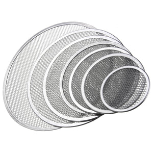 Seamless Rim Aluminium Mesh Pizza Screen Baking Tray Net Bakeware Cooking Tools