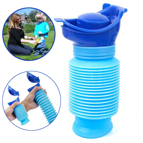 IPRee 750ml Portable Kids Toilet Convenience Potty Baby Urinal Boy Telescopic Emergency Pee Bottle