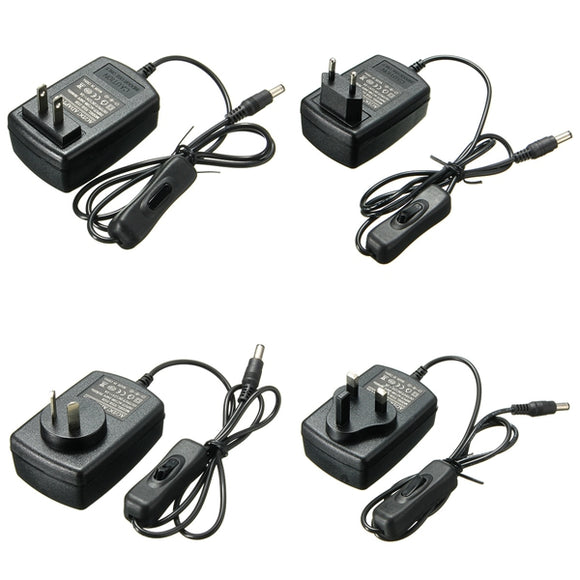 AC 100-240V To DC 12V 2A Power Supply Adapter Switch For Light LED Strip