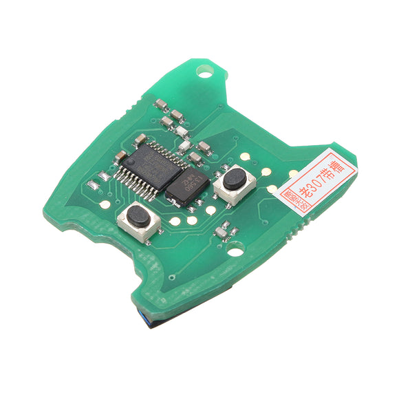 433MHz Remote Key PCB Circuit Board For Peugeot 307 / Citroen 73373067C