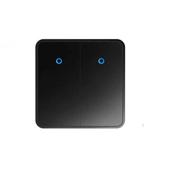 SMATRUL H9 Black 433Mhz 300M 2Gang Wireless Smart Switch