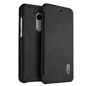 Lenuo Flip PU Leather Card Solt Protective Cover Case For Xiaomi Redmi Note 4