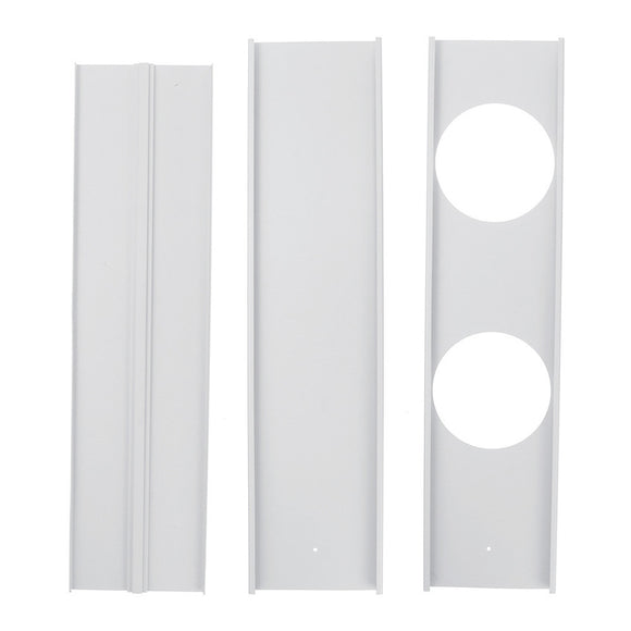 3pcs 180mm Adjustable Window Kit Plate Air Conditioner Wind Shield