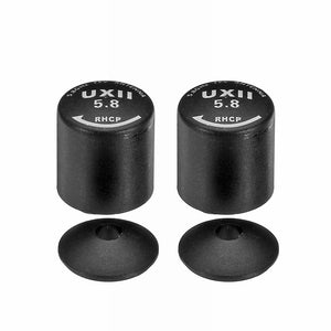 2 PCS Realacc Super mini UXII Stubby LHCP/RHCP Antenna Case