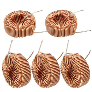 5Pcs Toroid Core Inductor Wire Wind Wound For DIY--220uH 3A