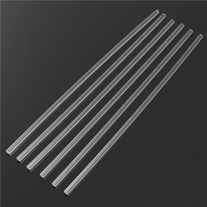 6Pcs 3006mm Transparent Acrylic Round Rod Solid Rod