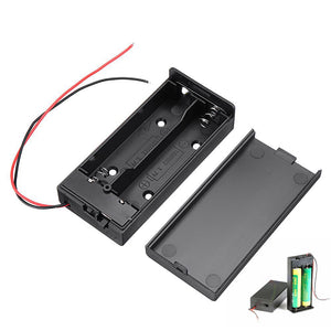 18650 Battery Box Rechargeable Battery Holder Board with Switch for 2x18650 Batteries DIY kit Case