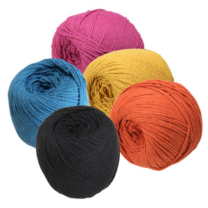 3mmX260m Macrame Rope Cotton String DIY Braided Wire Tools Black/Lake Blue/Orange/Rose Red/Yellow