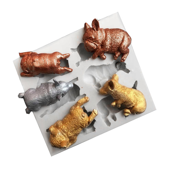 3D Animal Models Silicone Fondant Chocolate Cake Mold Baking Mould Sugar Craft