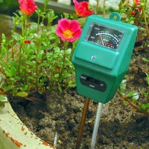 KCASA KC-SMT100 3 in 1 PH Sunlight Hydroponics Analyzer Smart Wood Soil Moisture Meter Sensor Kit