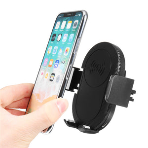 Qi Wireless Car Charger Gravity Auto Lock Air Vent Phone Holder Stand for iPhone Mobile Phone