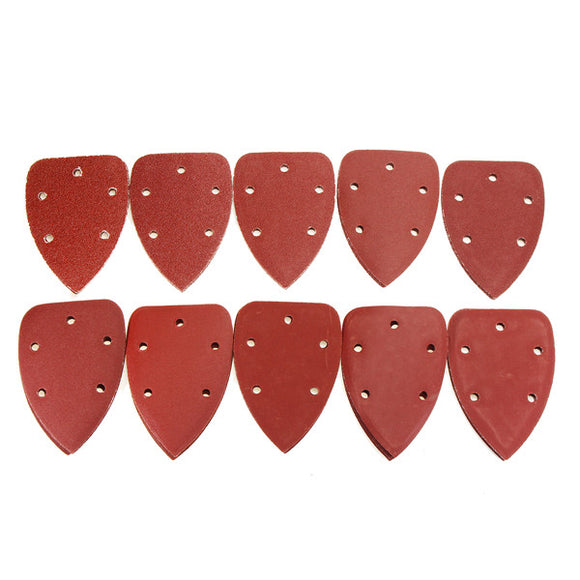 50Pcs 40-800 Grit Sander Pad Sandpaper Sanding Pads Triangle Hook And Loop Sanding Disc