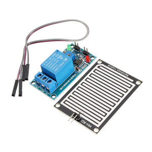 12V Raindrop Controller Relay Module Foliar Humidity Waterless Switch Rain Sensor For Arduino