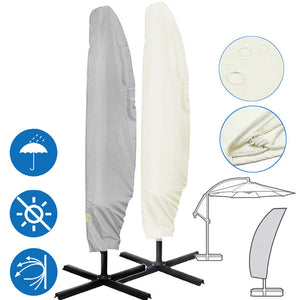 104x27inch Outdoor Garden Parasol Cover Waterproof Anti-UV Rain Resistant Umbrella Storage Bag