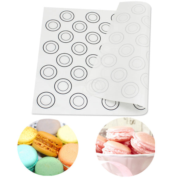 Silicone Dough Mat Bakeware Macarons Pastry Baking Sheet Tray Liner Mat Pad Oven Pasta Tools