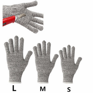 Safety Cut Proof Stab Resistant Elastic Fiber Mesh Butcher Gloves for Industrial Labor used