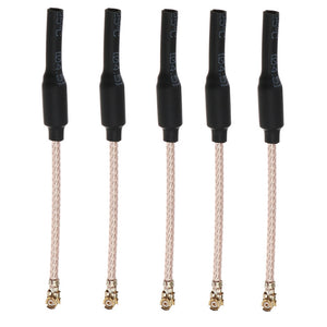 5pcs HGLRC 6.5cm 65mm 5.8G 2dBi U.FL IPEX IPX Omni Directional Linear Brass FPV Antenna RG178 For RC Drone