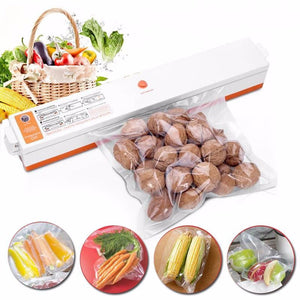 Automatic Electric Vacuum Sealer Food Saver Storage Bags Kitchen Seal Ring Machine