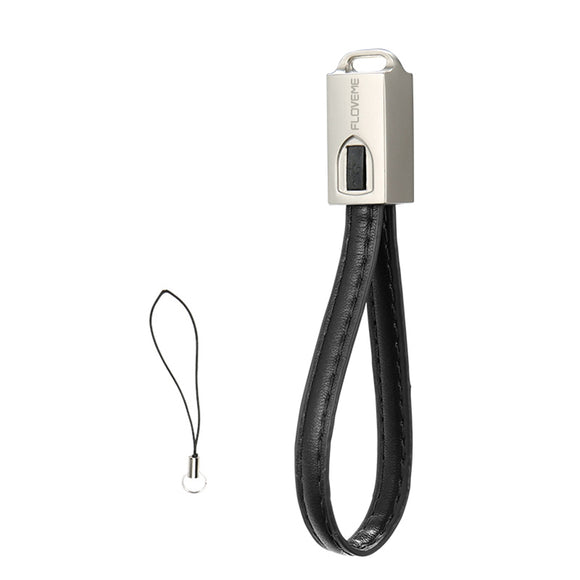 Floveme 2A Micro USB Leather Portable Fast Charging Data Cable For Xiaomi HUAWEI Android Phone