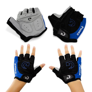 MOKE Unisex Women Men Adult Cycling Bike Bicycle Gloves Half Finger Anti-slip Motorcycle Riding