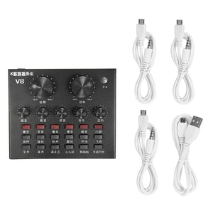 V8 Noise Reduction 12 Sound Effect Audio Mixing Mixer Console Sound Card