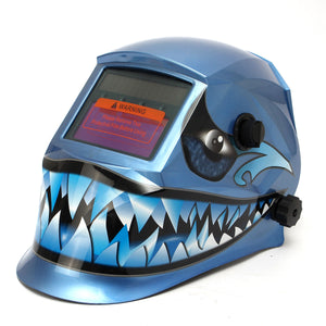 Blue Fang Style Solax Auto Darkening Welding Welder Helmet Mask Arc Tig Mig Grinding