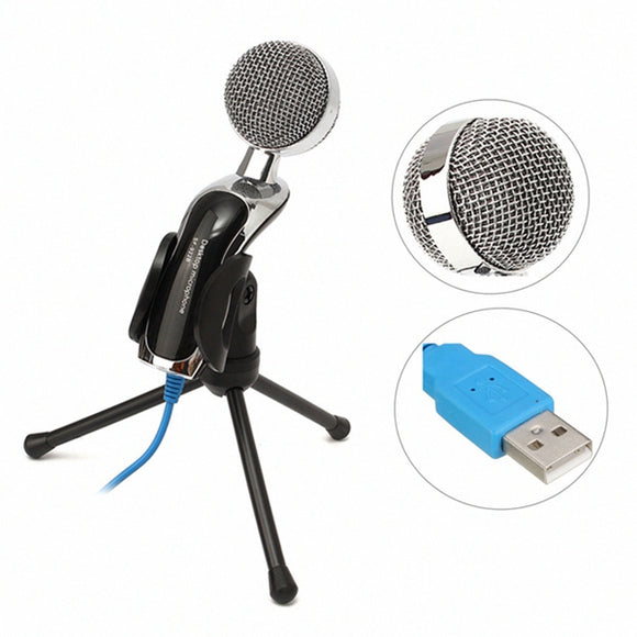 USB Professional Condenser Microphone Mic with Shock Mount