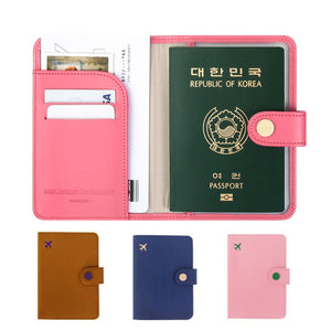 RFID Blocking Passport Holder Wallet Travel Card Case Organizer Cover Protector