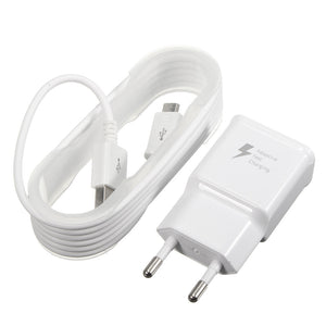 EU 9V 2A Micro USB Charger Charging Cable Adapter For Cellphone Tablet