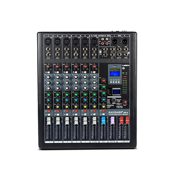 6/812/16 Channel 35W Audio Mixer Mixing Console DJ 99 DSP Effects Digital USB bluetooth 48V Phantom Power Stereo Sound