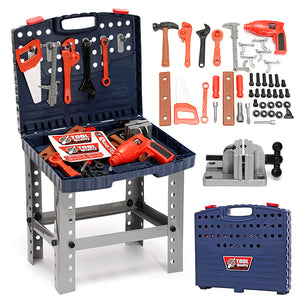 69Pcs Play House Engineer Tools Set Kids Repair Tools Box Pretend Play Toys