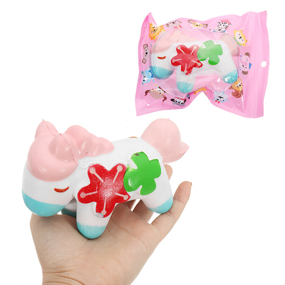 Four-leaf Horse Squishy 14CM Slow Rising With Packaging Collection Gift Soft Toy