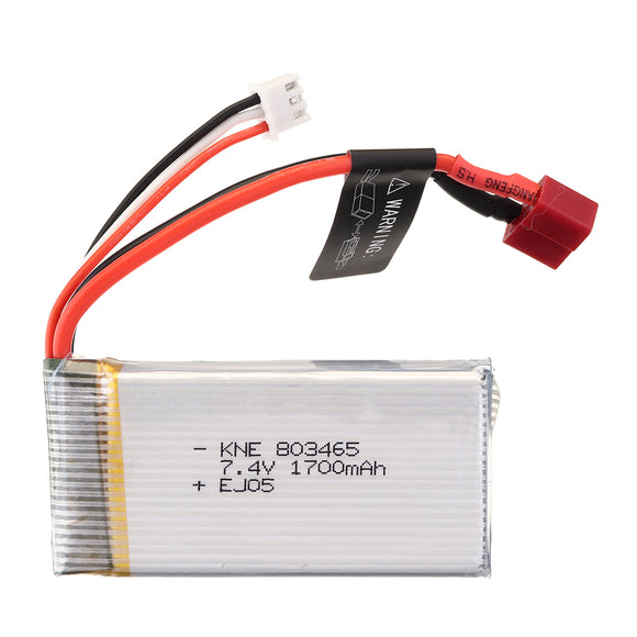 PXtoys 7.4V 1700mAh 25C 2S Lipo Battery T Plug for 9200/9202 1/12 Rc Car Parts PX9200-46A