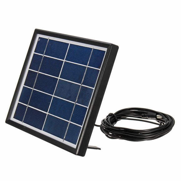 5V 3W 0.6A Rechargable Solar Panel With 5m Cable For Outdoor Emergency