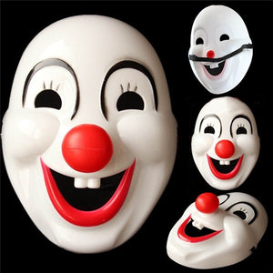 Clown Red Nose Cosplay Mask for Halloween Cartoon Party Circus